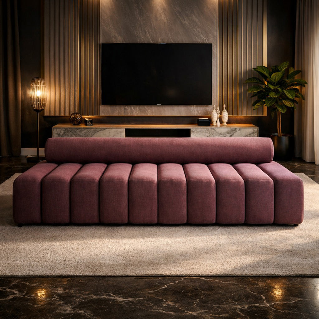 Luxury 3-Seater Velvet Sofa