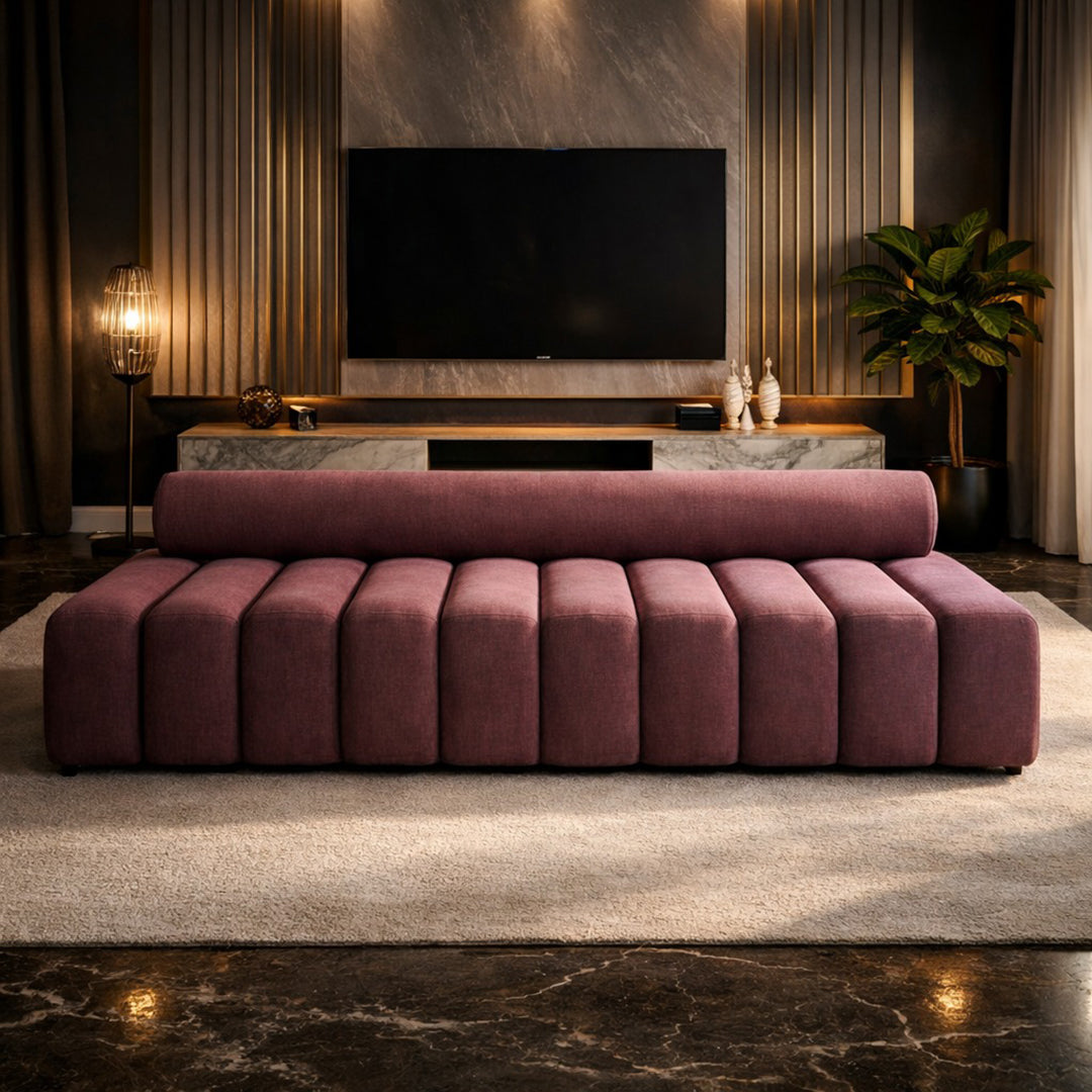 Luxury 3-Seater Velvet Sofa